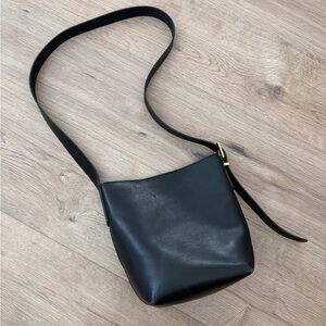 Madewell Essential Mini Tote Black Leather